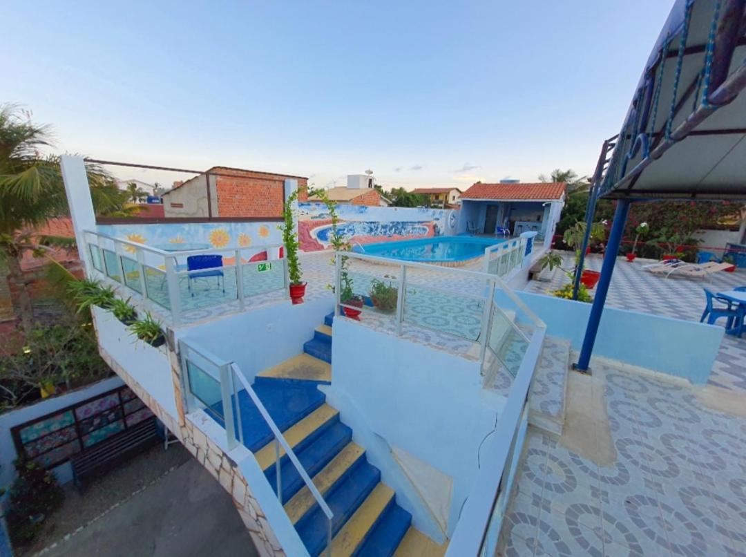 Pousada Azul Da Broadway Canoa Quebrada Exterior foto